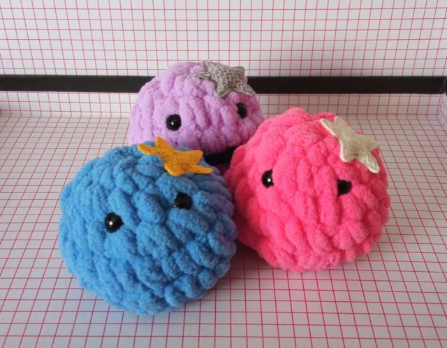 Pączusie z włóczki